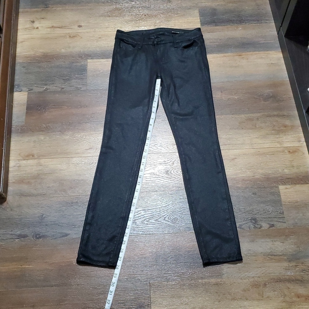 Black orchid Julien Jarmoune Black shimmer after dart skinny stretch pants